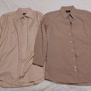 2 Hugo Boss Button Down Dress Shirts 16-32/33